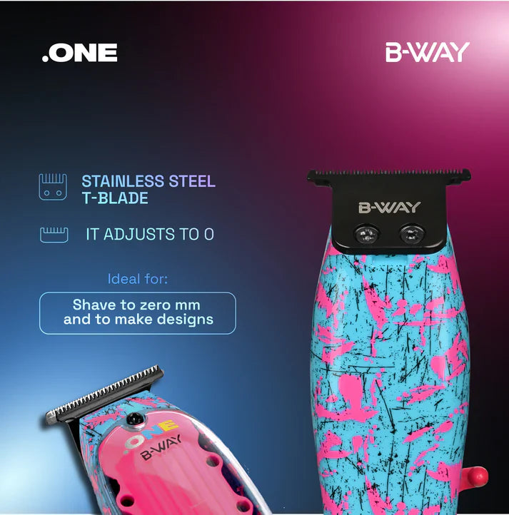 B-Way ONE Trimmer view 4 - RT-Way USA | GP Barber Supply