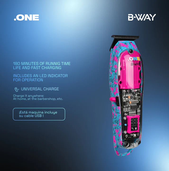 B-Way ONE Trimmer view 5 - RT-Way USA | GP Barber Supply