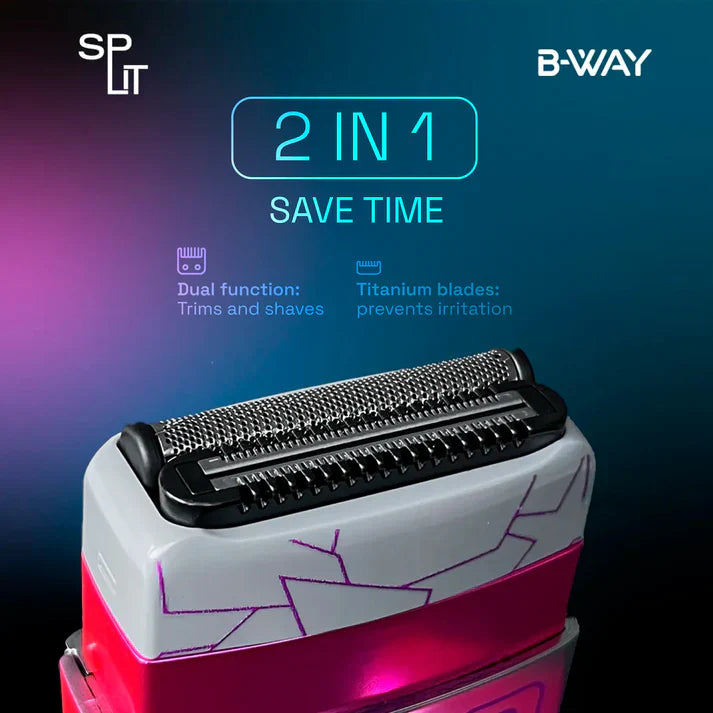B-Way Split Shaver view 3 - RT-Way USA | GP Barber Supply