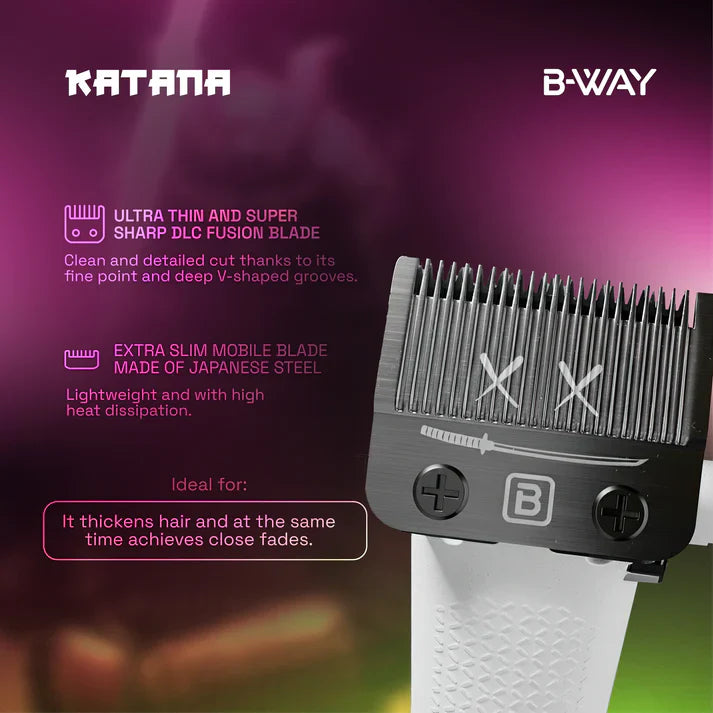 B-Way Katana Clipper view 3 - RT-Way USA | GP Barber Supply