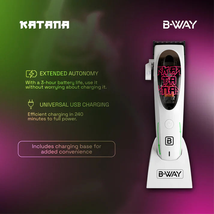 B-Way Katana Clipper view 4 - RT-Way USA | GP Barber Supply