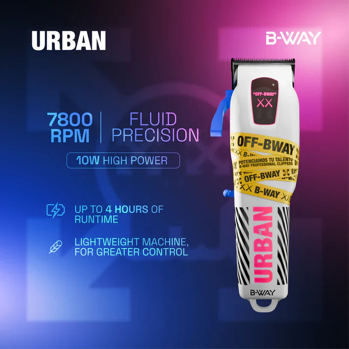B-Way URBAN Clipper view 2 - RT-Way USA | GP Barber Supply