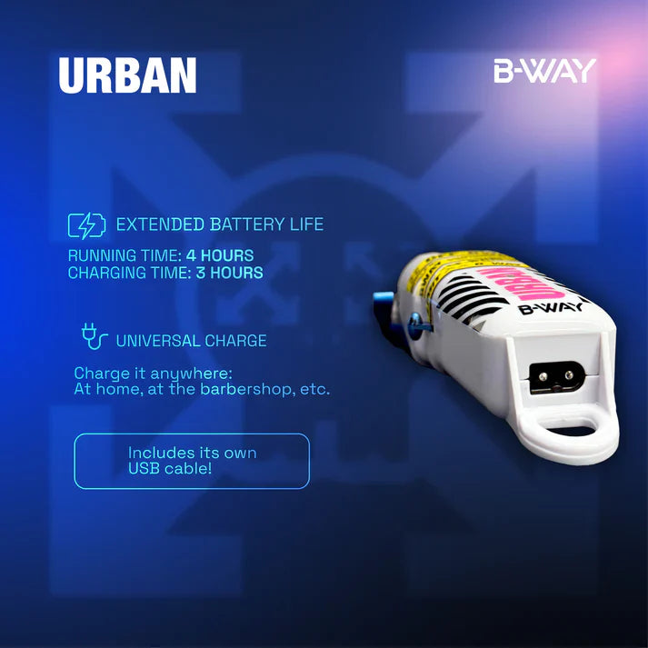 B-Way URBAN Clipper view 3 - RT-Way USA | GP Barber Supply