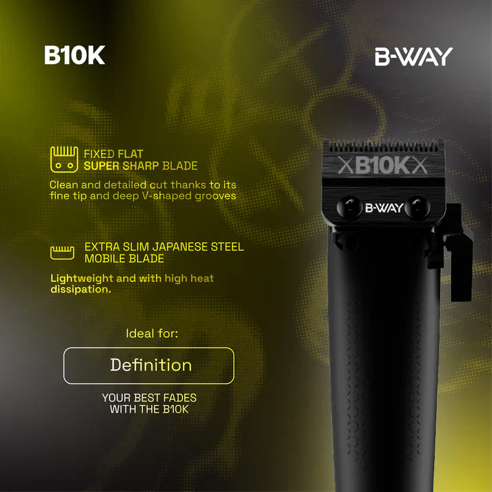 B-Way B10K Clipper view 4 - RT-Way USA | GP Barber Supply