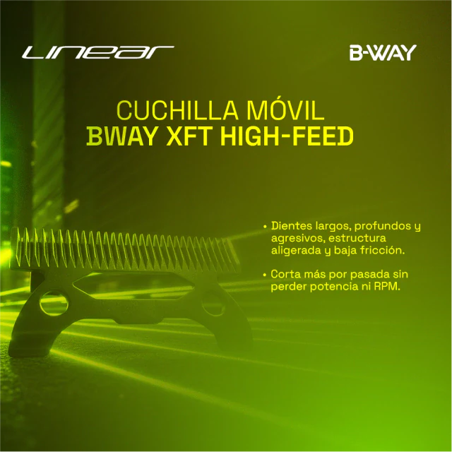 B-WAY Linear Clipper view 4 - RT-Way USA | GP Barber Supply