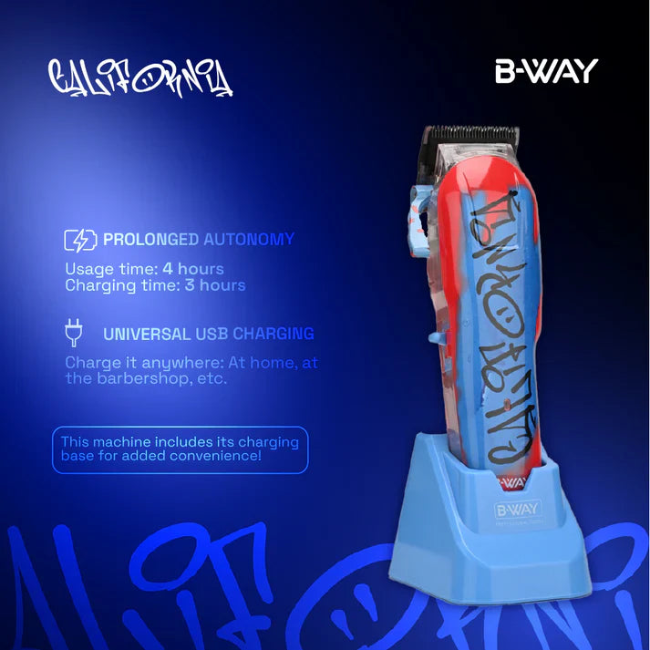 B-way California Clipper view 4 - RT-Way USA | GP Barber Supply