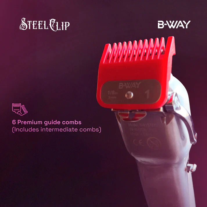 B-Way Steel Clip Clipper view 4 - RT-Way USA | GP Barber Supply