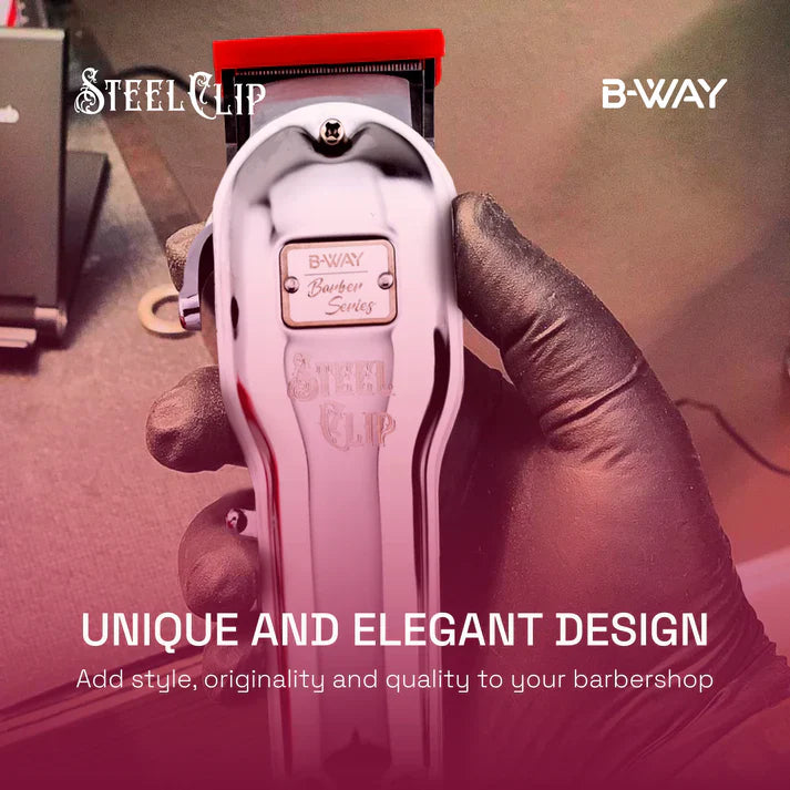 B-Way Steel Clip Clipper view 7 - RT-Way USA | GP Barber Supply