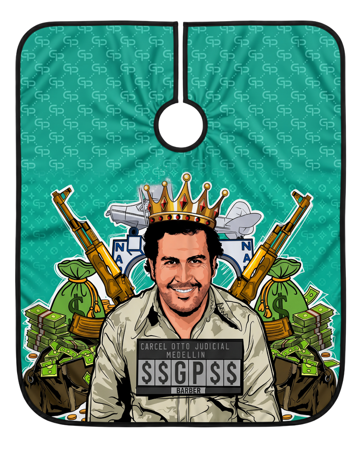 Pablo Escobar Barber Cape