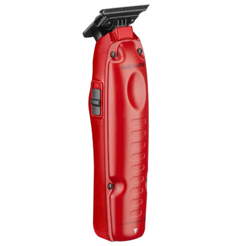 BaBylissPRO FXONE LO-PROFX Red Trimmer view 3 - BaBylissPRO | GP Barber Supply