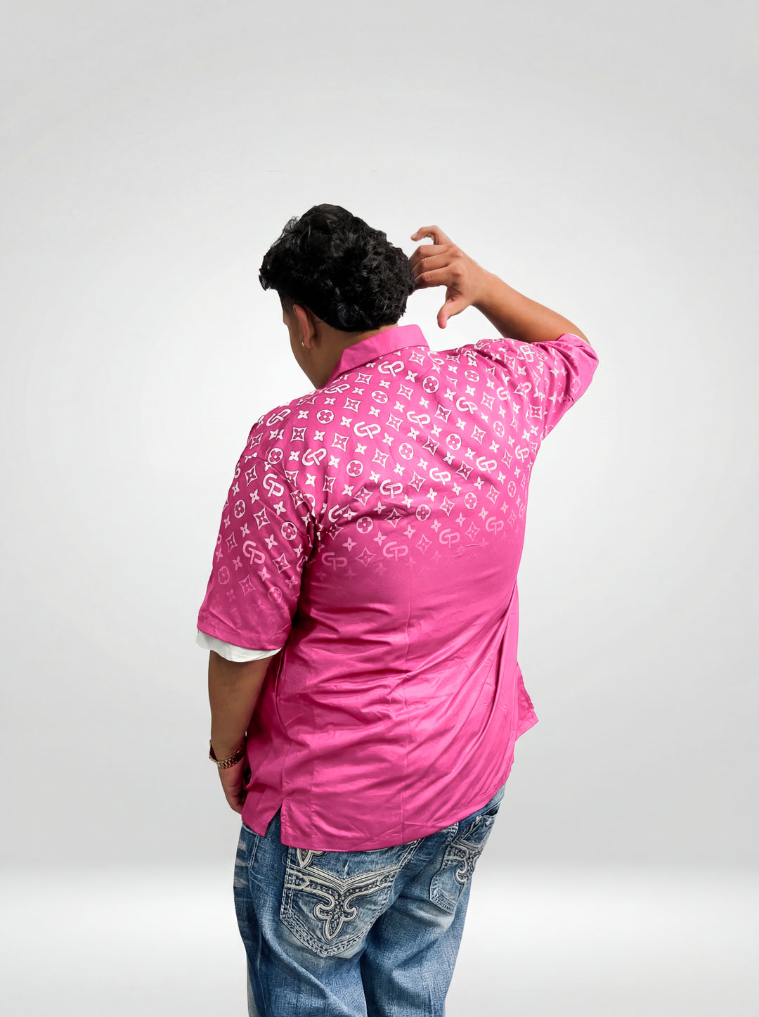 GP Barber Smock view 2 - GPBARBERSUPPLY | GP Barber Supply